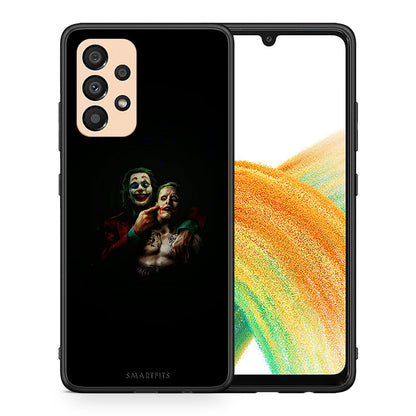 Θήκη Samsung A33 5G Clown Hero από τη Smartfits με σχέδιο στο πίσω μέρος και μαύρο περίβλημα | Samsung A33 5G Clown Hero case with colorful back and black bezels