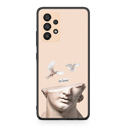 Samsung A33 5G In Love θήκη από τη Smartfits με σχέδιο στο πίσω μέρος και μαύρο περίβλημα | Smartphone case with colorful back and black bezels by Smartfits