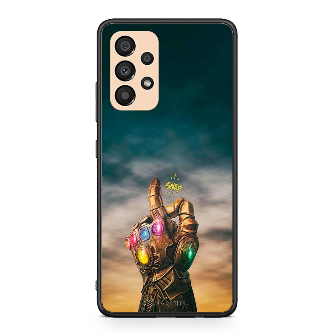 Samsung A33 5G Infinity Snap θήκη από τη Smartfits με σχέδιο στο πίσω μέρος και μαύρο περίβλημα | Smartphone case with colorful back and black bezels by Smartfits