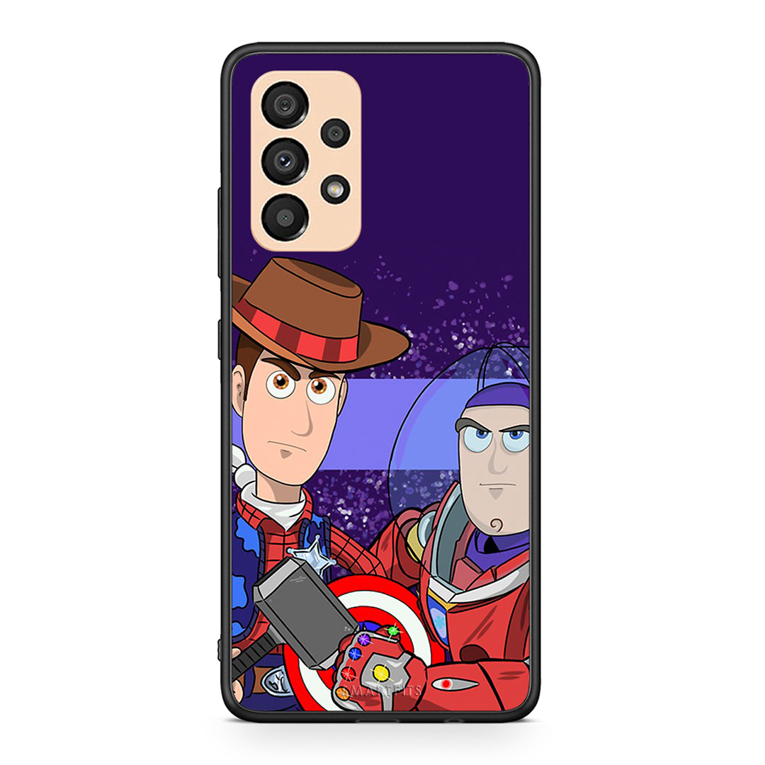 Samsung A33 5G Infinity Story θήκη από τη Smartfits με σχέδιο στο πίσω μέρος και μαύρο περίβλημα | Smartphone case with colorful back and black bezels by Smartfits