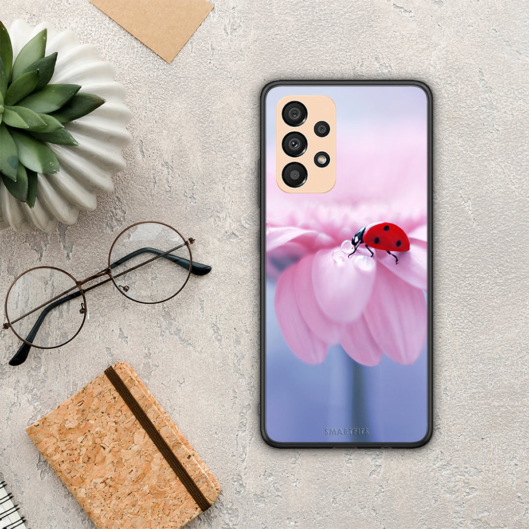 Ladybug Flower - Samsung Galaxy A33 5G θήκη