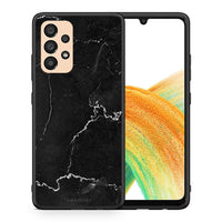 Thumbnail for Θήκη Samsung A33 5G Marble Black από τη Smartfits με σχέδιο στο πίσω μέρος και μαύρο περίβλημα | Samsung A33 5G Marble Black case with colorful back and black bezels