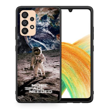 Θήκη Samsung A33 5G More Space από τη Smartfits με σχέδιο στο πίσω μέρος και μαύρο περίβλημα | Samsung A33 5G More Space case with colorful back and black bezels