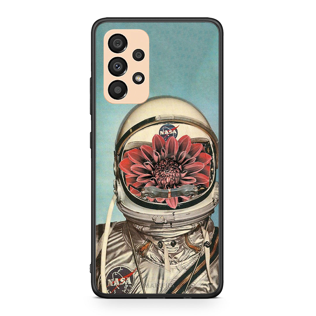 Samsung A33 5G Nasa Bloom θήκη από τη Smartfits με σχέδιο στο πίσω μέρος και μαύρο περίβλημα | Smartphone case with colorful back and black bezels by Smartfits