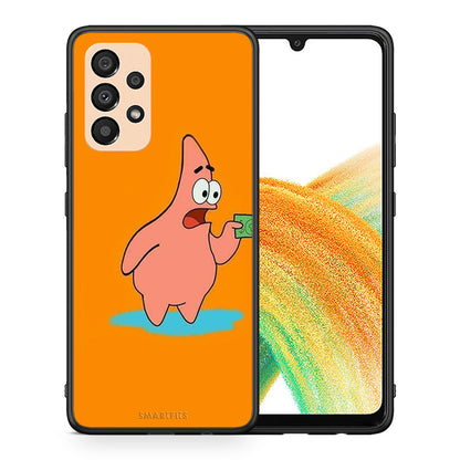 Θήκη Αγίου Βαλεντίνου Samsung A33 5G No Money 1 από τη Smartfits με σχέδιο στο πίσω μέρος και μαύρο περίβλημα | Samsung A33 5G No Money 1 case with colorful back and black bezels