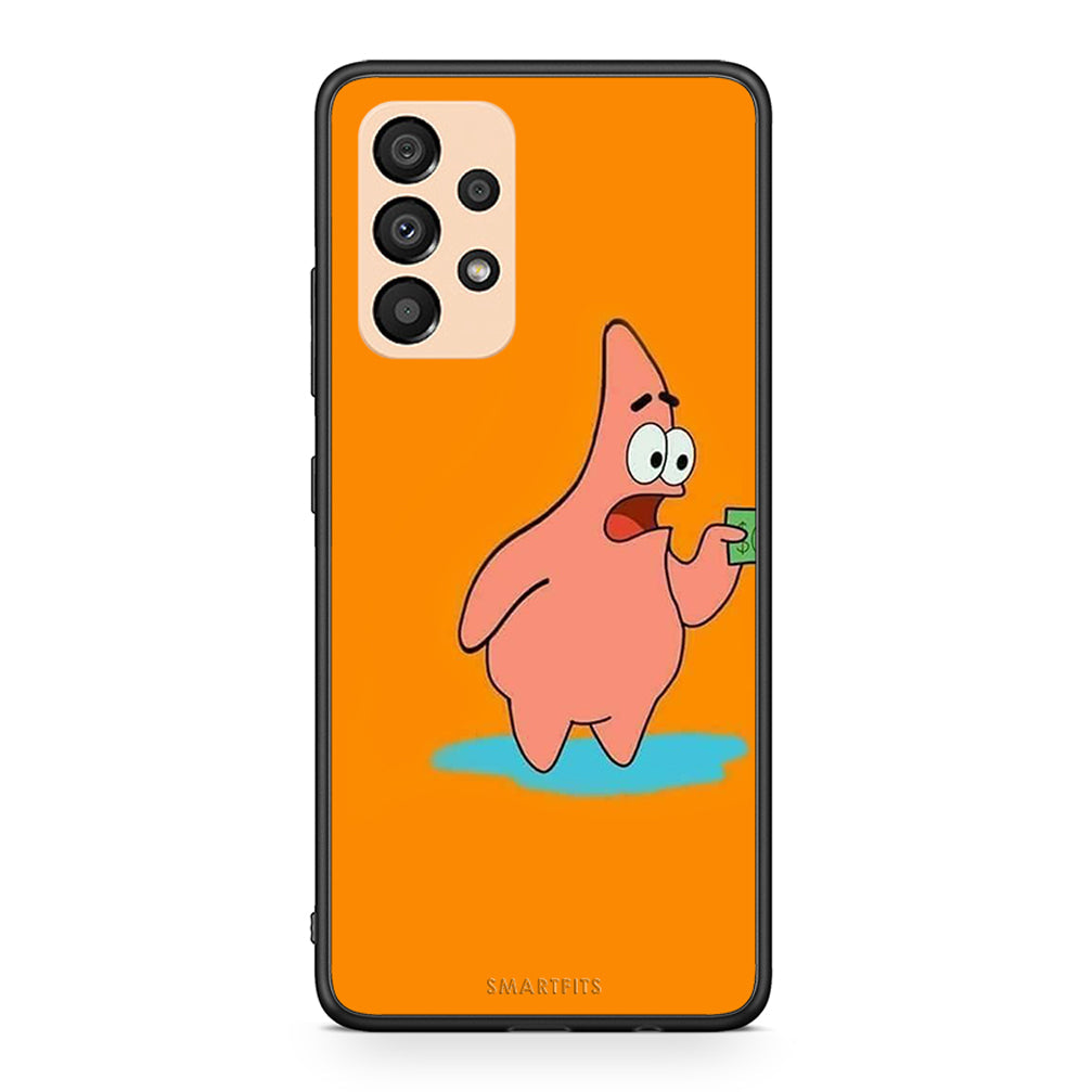 Samsung A33 5G No Money 1 Θήκη Αγίου Βαλεντίνου από τη Smartfits με σχέδιο στο πίσω μέρος και μαύρο περίβλημα | Smartphone case with colorful back and black bezels by Smartfits