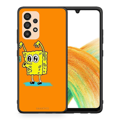 Θήκη Αγίου Βαλεντίνου Samsung A33 5G No Money 2 από τη Smartfits με σχέδιο στο πίσω μέρος και μαύρο περίβλημα | Samsung A33 5G No Money 2 case with colorful back and black bezels