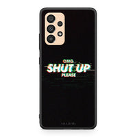 Thumbnail for Samsung A33 5G OMG ShutUp θήκη από τη Smartfits με σχέδιο στο πίσω μέρος και μαύρο περίβλημα | Smartphone case with colorful back and black bezels by Smartfits