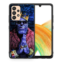 Thumbnail for Θήκη Samsung A33 5G Thanos PopArt από τη Smartfits με σχέδιο στο πίσω μέρος και μαύρο περίβλημα | Samsung A33 5G Thanos PopArt case with colorful back and black bezels