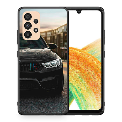 Θήκη Samsung A33 5G M3 Racing από τη Smartfits με σχέδιο στο πίσω μέρος και μαύρο περίβλημα | Samsung A33 5G M3 Racing case with colorful back and black bezels