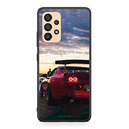 Samsung A33 5G Racing Supra θήκη από τη Smartfits με σχέδιο στο πίσω μέρος και μαύρο περίβλημα | Smartphone case with colorful back and black bezels by Smartfits
