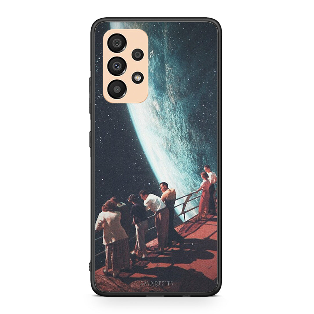 Samsung A33 5G Surreal View θήκη από τη Smartfits με σχέδιο στο πίσω μέρος και μαύρο περίβλημα | Smartphone case with colorful back and black bezels by Smartfits