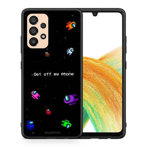Θήκη Samsung A33 5G AFK Text από τη Smartfits με σχέδιο στο πίσω μέρος και μαύρο περίβλημα | Samsung A33 5G AFK Text case with colorful back and black bezels
