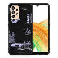 Thumbnail for Θήκη Αγίου Βαλεντίνου Samsung A33 5G Tokyo Drift από τη Smartfits με σχέδιο στο πίσω μέρος και μαύρο περίβλημα | Samsung A33 5G Tokyo Drift case with colorful back and black bezels
