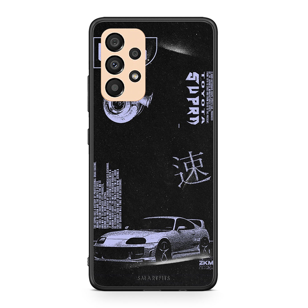 Samsung A33 5G Tokyo Drift Θήκη Αγίου Βαλεντίνου από τη Smartfits με σχέδιο στο πίσω μέρος και μαύρο περίβλημα | Smartphone case with colorful back and black bezels by Smartfits