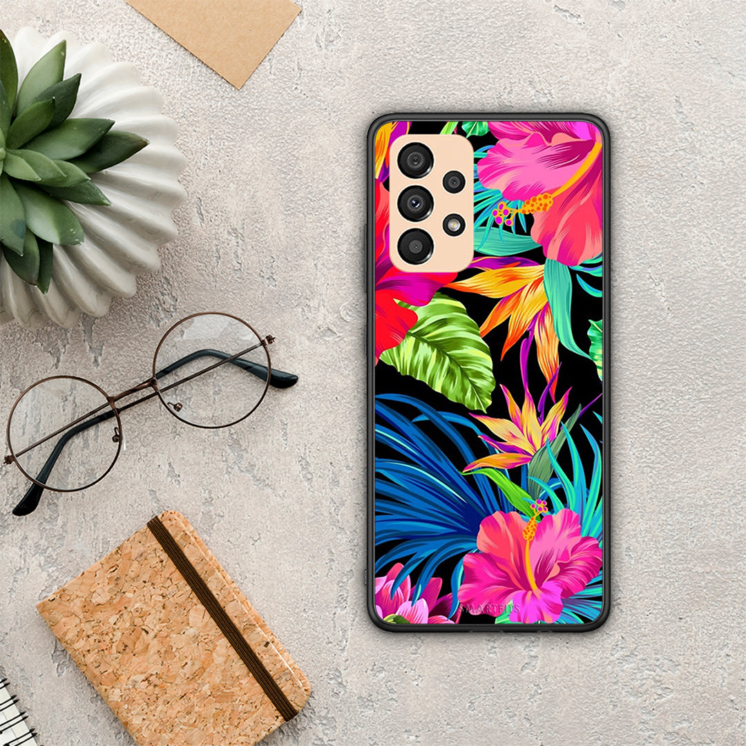 Tropical Flowers - Samsung Galaxy A33 5G θήκη