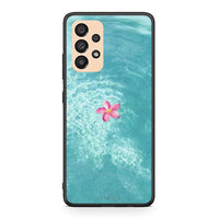 Thumbnail for Samsung A33 5G Water Flower Θήκη από τη Smartfits με σχέδιο στο πίσω μέρος και μαύρο περίβλημα | Smartphone case with colorful back and black bezels by Smartfits