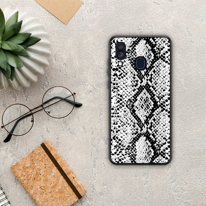 Animal White Snake - Samsung Galaxy A40 θήκη