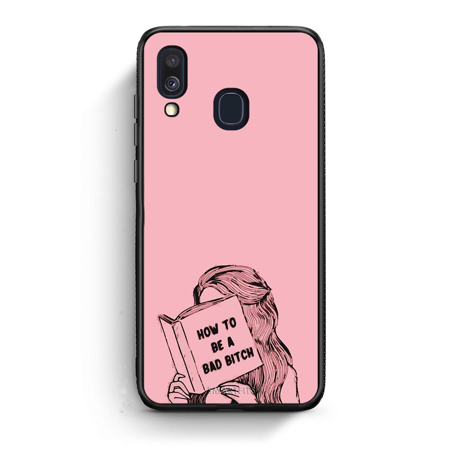 Samsung A40 Bad Bitch θήκη από τη Smartfits με σχέδιο στο πίσω μέρος και μαύρο περίβλημα | Smartphone case with colorful back and black bezels by Smartfits