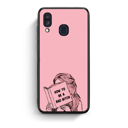 Samsung A40 Bad Bitch θήκη από τη Smartfits με σχέδιο στο πίσω μέρος και μαύρο περίβλημα | Smartphone case with colorful back and black bezels by Smartfits