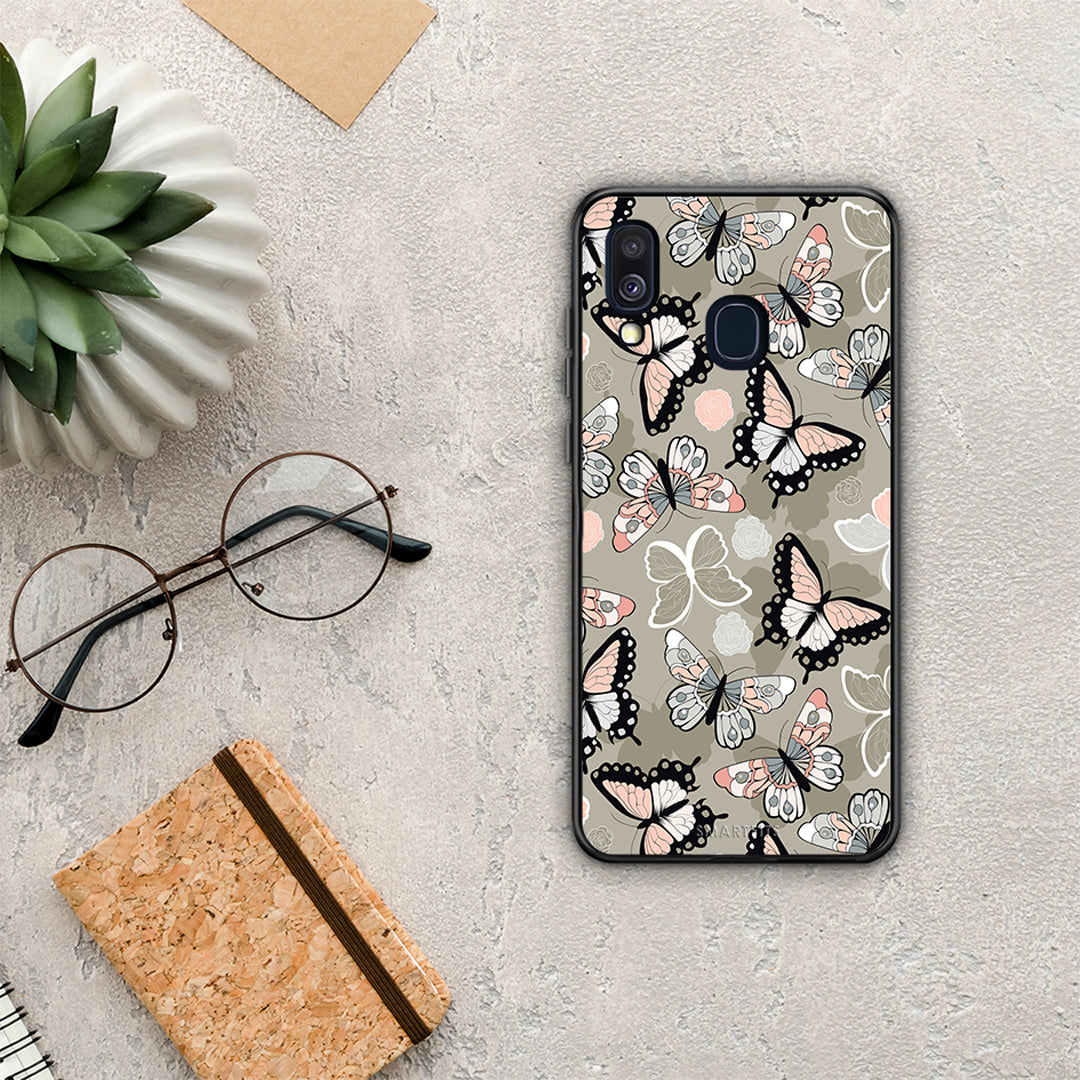 Boho Butterflies - Samsung Galaxy A40 θήκη