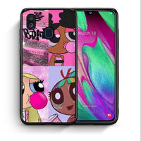 Thumbnail for Θήκη Αγίου Βαλεντίνου Samsung A40 Bubble Girls από τη Smartfits με σχέδιο στο πίσω μέρος και μαύρο περίβλημα | Samsung A40 Bubble Girls case with colorful back and black bezels