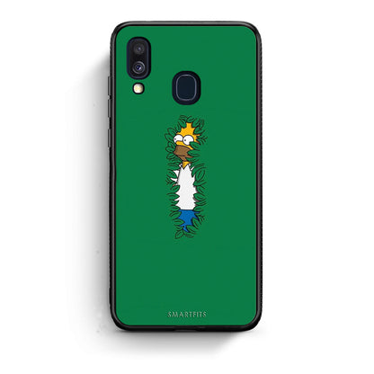 Samsung A40 Bush Man Θήκη Αγίου Βαλεντίνου από τη Smartfits με σχέδιο στο πίσω μέρος και μαύρο περίβλημα | Smartphone case with colorful back and black bezels by Smartfits