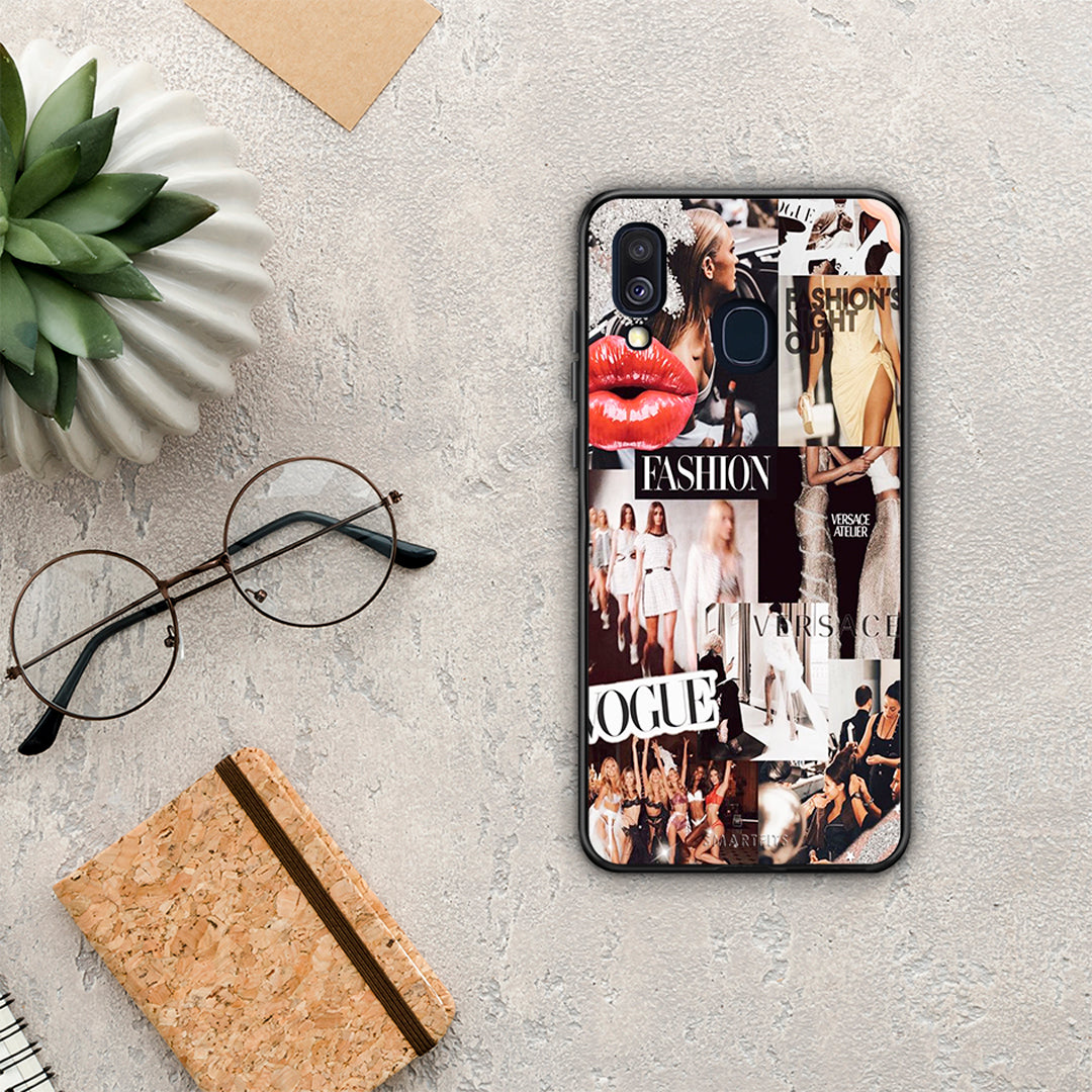 Collage Fashion - Samsung Galaxy A40 θήκη