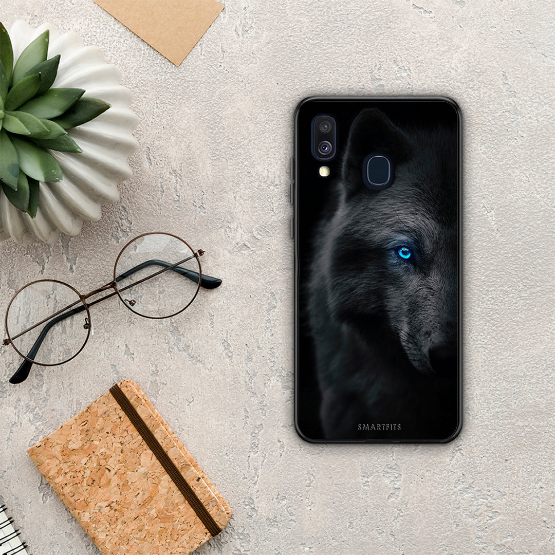 Dark Wolf - Samsung Galaxy A40 θήκη