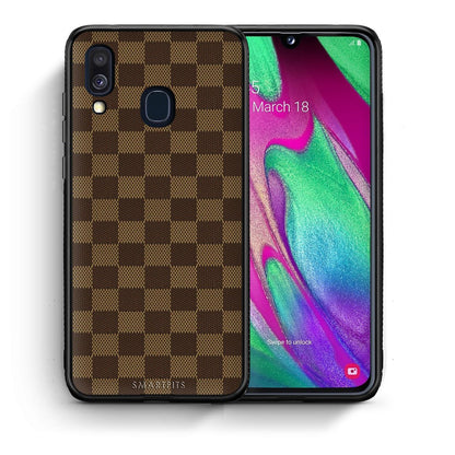 Θήκη Samsung A40 Glamour Designer από τη Smartfits με σχέδιο στο πίσω μέρος και μαύρο περίβλημα | Samsung A40 Glamour Designer case with colorful back and black bezels