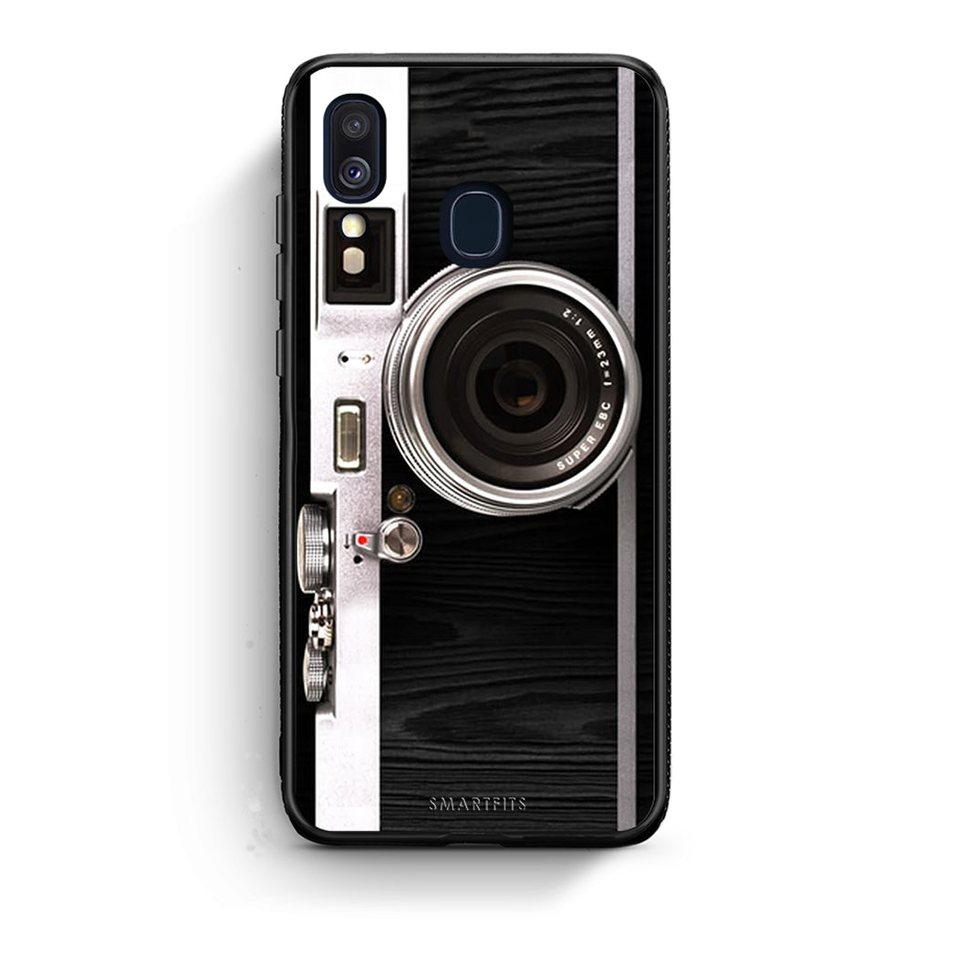 Samsung A40 Emily In Paris θήκη από τη Smartfits με σχέδιο στο πίσω μέρος και μαύρο περίβλημα | Smartphone case with colorful back and black bezels by Smartfits