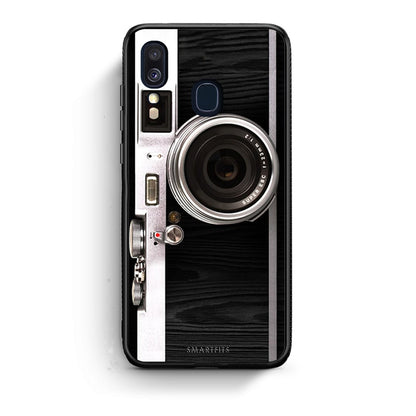 Samsung A40 Emily In Paris θήκη από τη Smartfits με σχέδιο στο πίσω μέρος και μαύρο περίβλημα | Smartphone case with colorful back and black bezels by Smartfits