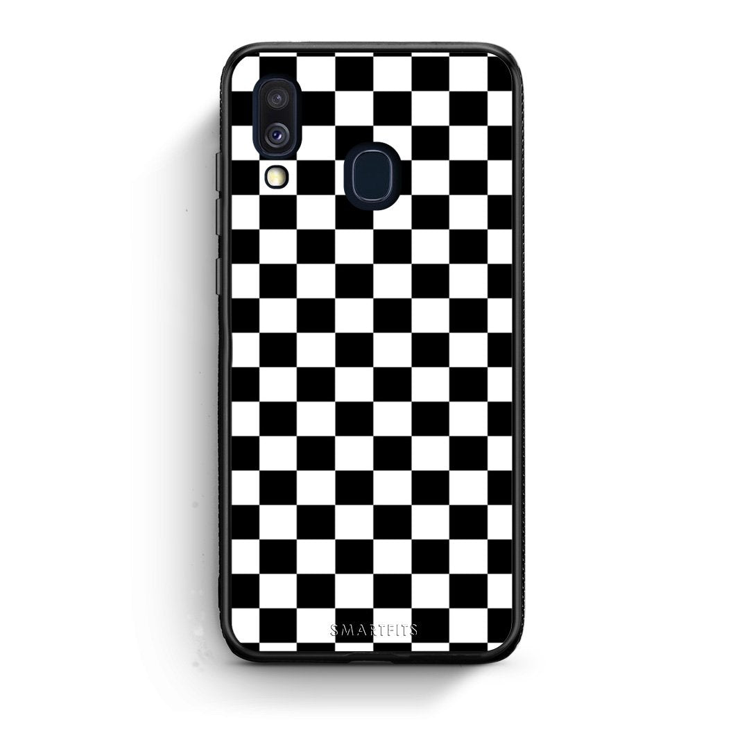 4 - Samsung A40 Squares Geometric case, cover, bumper