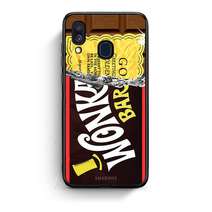 Samsung A40 Golden Ticket θήκη από τη Smartfits με σχέδιο στο πίσω μέρος και μαύρο περίβλημα | Smartphone case with colorful back and black bezels by Smartfits