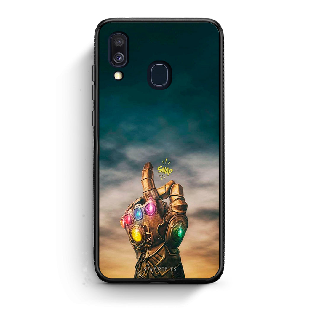 Samsung A40 Infinity Snap θήκη από τη Smartfits με σχέδιο στο πίσω μέρος και μαύρο περίβλημα | Smartphone case with colorful back and black bezels by Smartfits