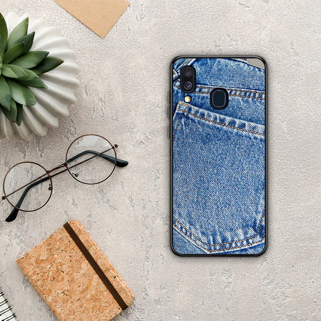 Jeans Pocket - Samsung Galaxy A40 θήκη
