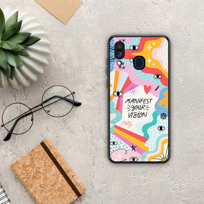 Manifest Your Vision - Samsung Galaxy A40 θήκη