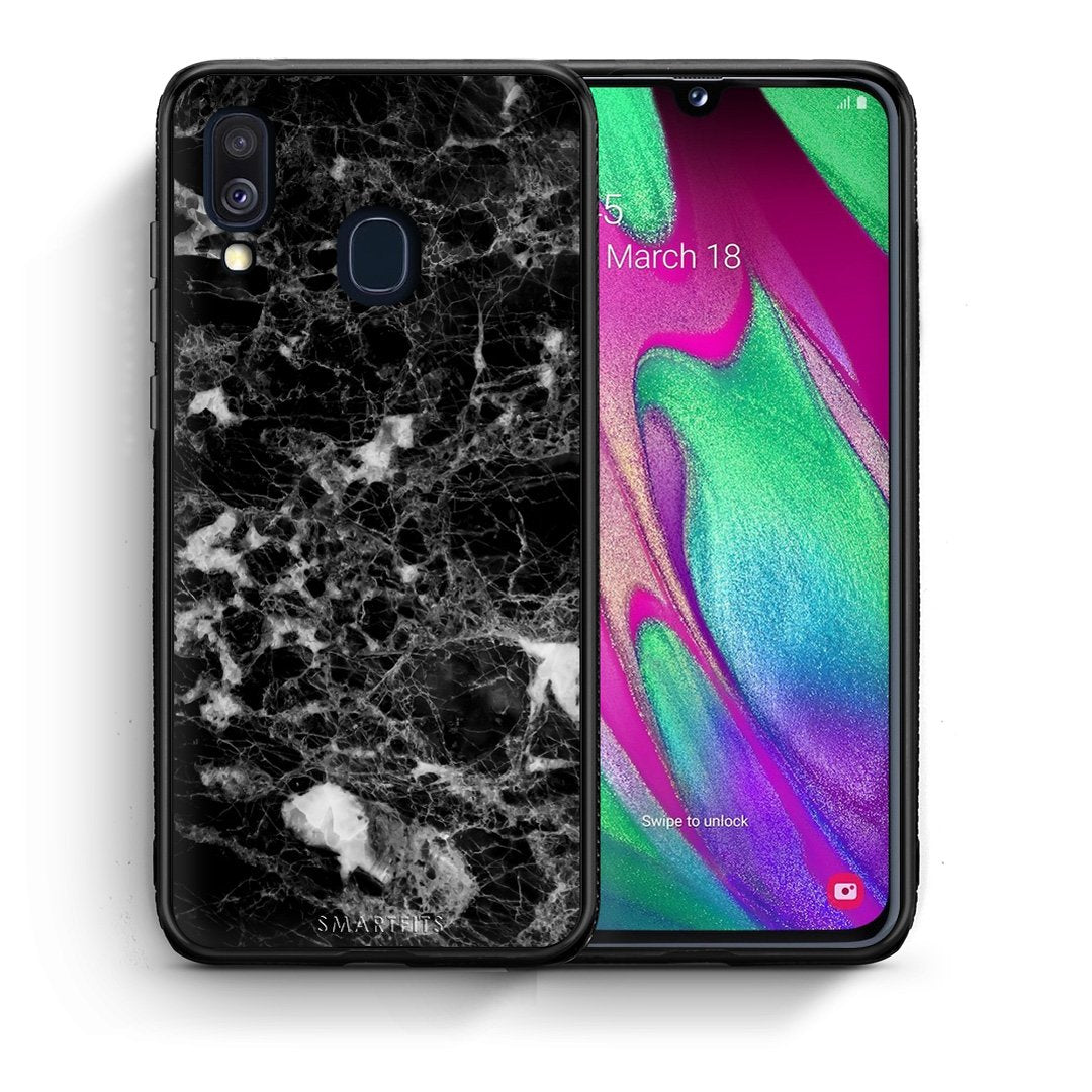 Θήκη Samsung A40 Male Marble από τη Smartfits με σχέδιο στο πίσω μέρος και μαύρο περίβλημα | Samsung A40 Male Marble case with colorful back and black bezels