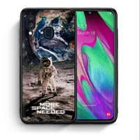 Thumbnail for Θήκη Samsung A40 More Space από τη Smartfits με σχέδιο στο πίσω μέρος και μαύρο περίβλημα | Samsung A40 More Space case with colorful back and black bezels
