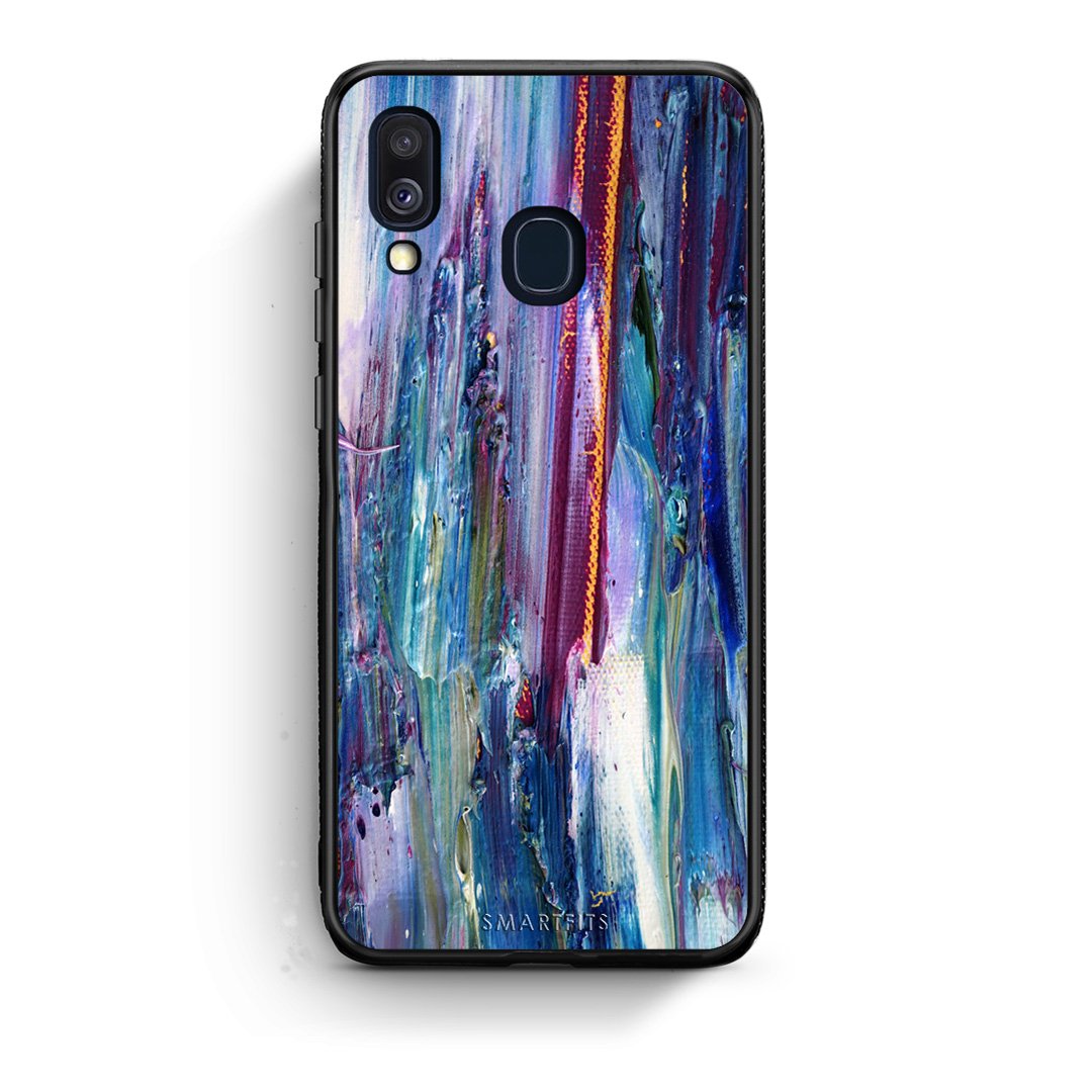 99 - Samsung A40  Paint Winter case, cover, bumper