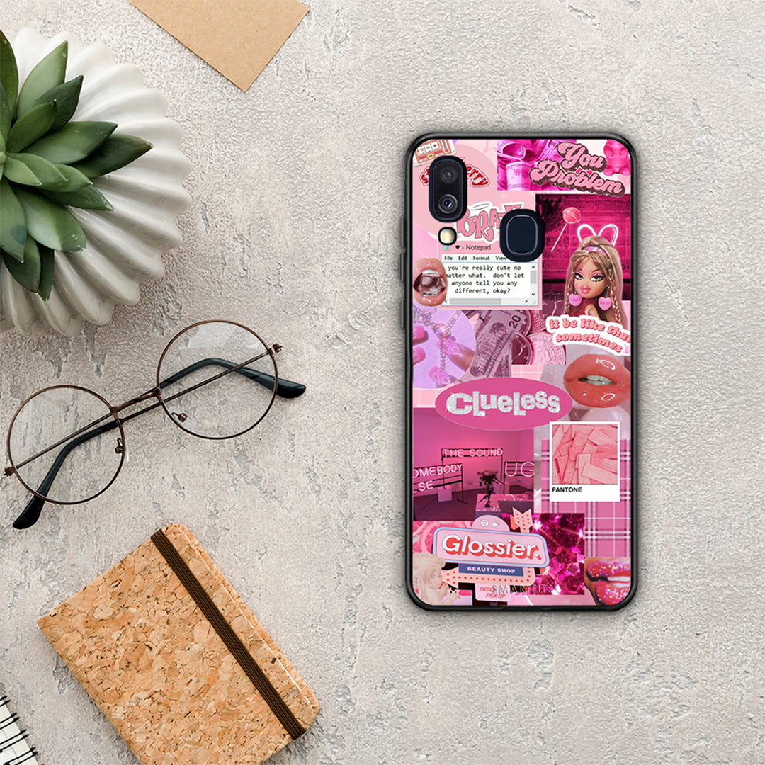 Pink Love - Samsung Galaxy A40 θήκη