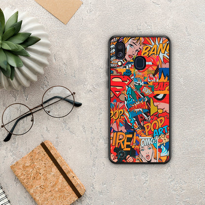 PopArt OMG - Samsung Galaxy A40 θήκη