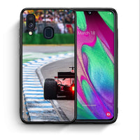 Thumbnail for Θήκη Samsung A40 Racing Vibes από τη Smartfits με σχέδιο στο πίσω μέρος και μαύρο περίβλημα | Samsung A40 Racing Vibes case with colorful back and black bezels