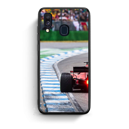 Samsung A40 Racing Vibes θήκη από τη Smartfits με σχέδιο στο πίσω μέρος και μαύρο περίβλημα | Smartphone case with colorful back and black bezels by Smartfits
