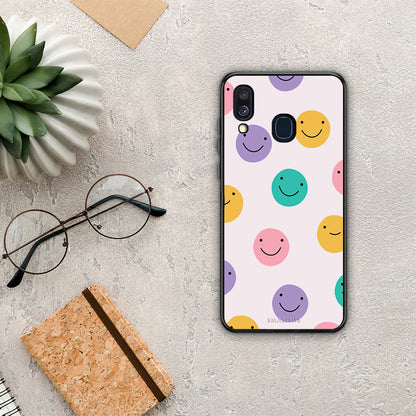 Smiley Faces - Samsung Galaxy A40 θήκη