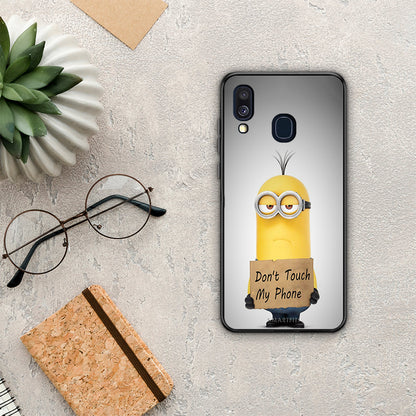 Text Minion - Samsung Galaxy A40 θήκη