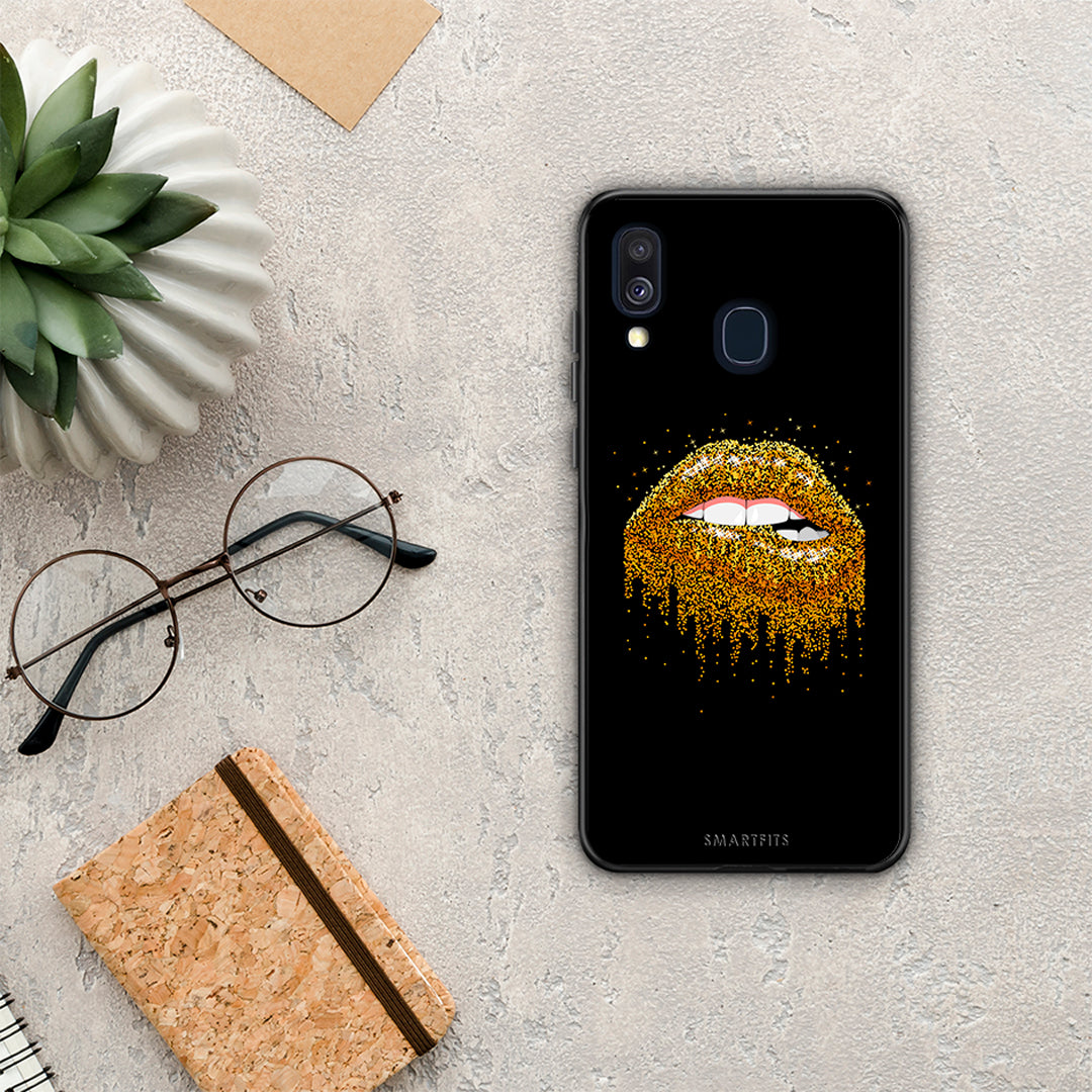 Valentine Golden - Samsung Galaxy A40 θήκη