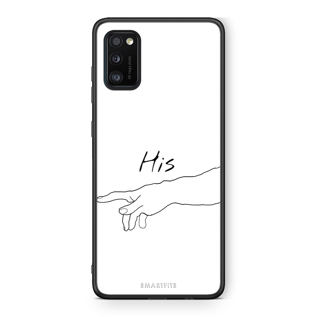 Samsung A41 Aeshetic Love 2 Θήκη Αγίου Βαλεντίνου από τη Smartfits με σχέδιο στο πίσω μέρος και μαύρο περίβλημα | Smartphone case with colorful back and black bezels by Smartfits