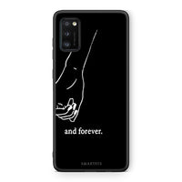 Thumbnail for Samsung A41 Always & Forever 2 Θήκη Αγίου Βαλεντίνου από τη Smartfits με σχέδιο στο πίσω μέρος και μαύρο περίβλημα | Smartphone case with colorful back and black bezels by Smartfits