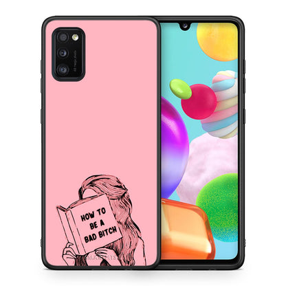 Θήκη Samsung A41 Bad Bitch από τη Smartfits με σχέδιο στο πίσω μέρος και μαύρο περίβλημα | Samsung A41 Bad Bitch case with colorful back and black bezels